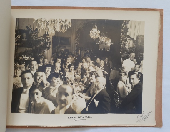 Soiree Rose. A photograph album documenting a 1928 Parisian party hosted by Paul Dreyfus-Rose