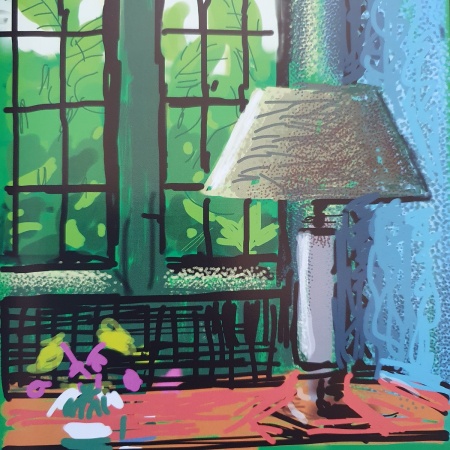 David Hockney: Fleurs Fraiches. Dessins sur iPhone et iPad