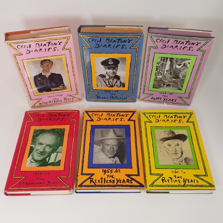 Cecil Beaton's Diaries. The Wandering Years 1922-1939; The Years Between 1939-44; The Happy Years 1944-48; The Strenuous Years 1948-55; The Restless Years 1955-63; The Parting Years 1963-74. [A Complete Set of the Six Diaries]