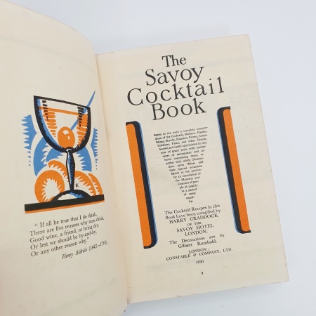 The Savoy Cocktail Book