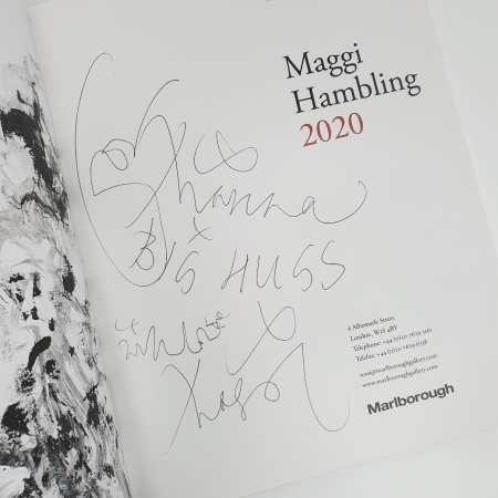 Maggi Hambling. 2020 [INSCRIBED]