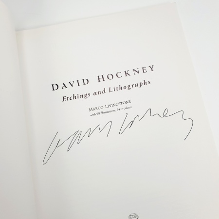 David Hockney. Etchings and Lithographs [SIGNED]