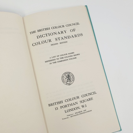 The British Colour Council Dictionary of Colour Standards