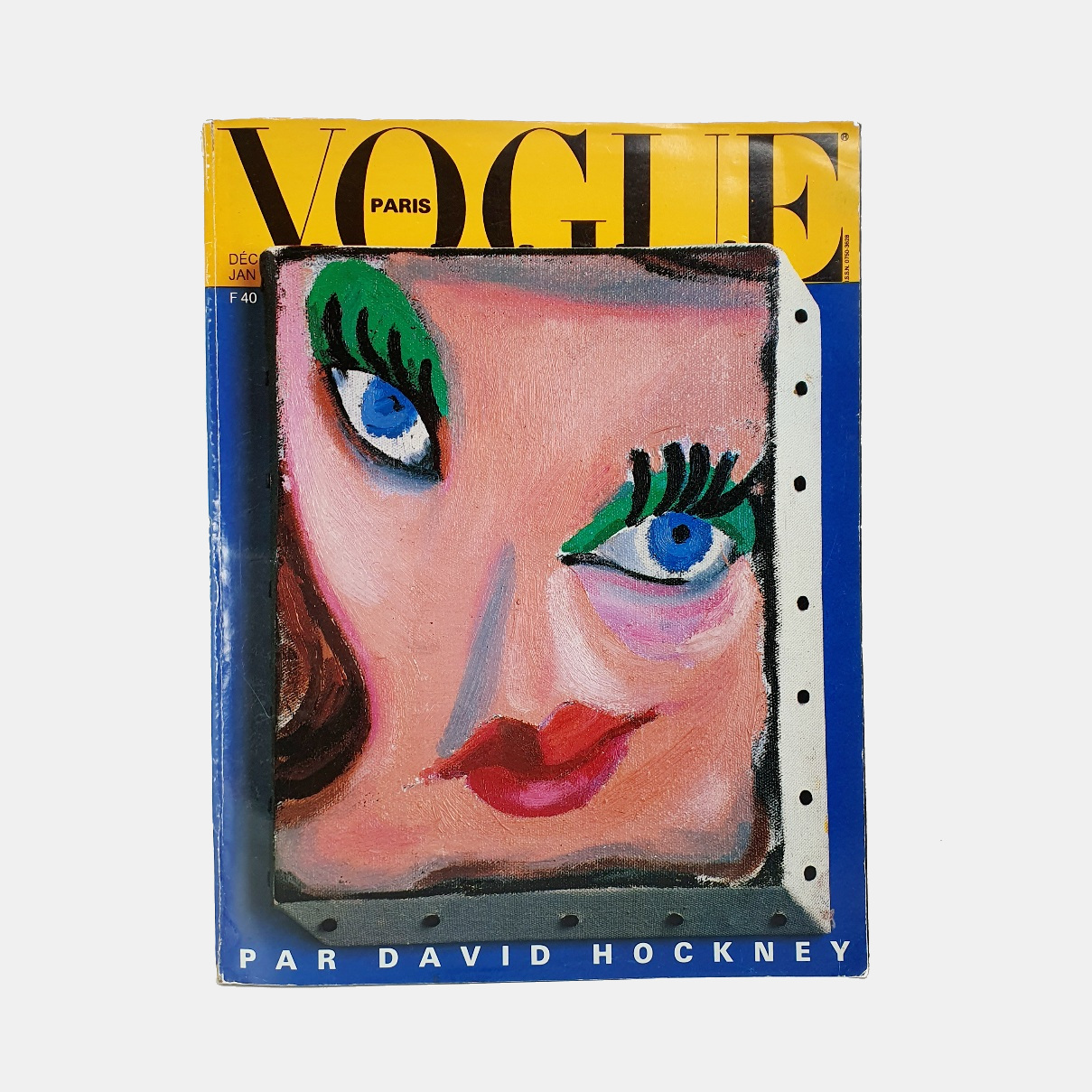 Paris Vogue. No. 662. Decembre 1985/Janvier 1986. [David Hockney Special Issue]