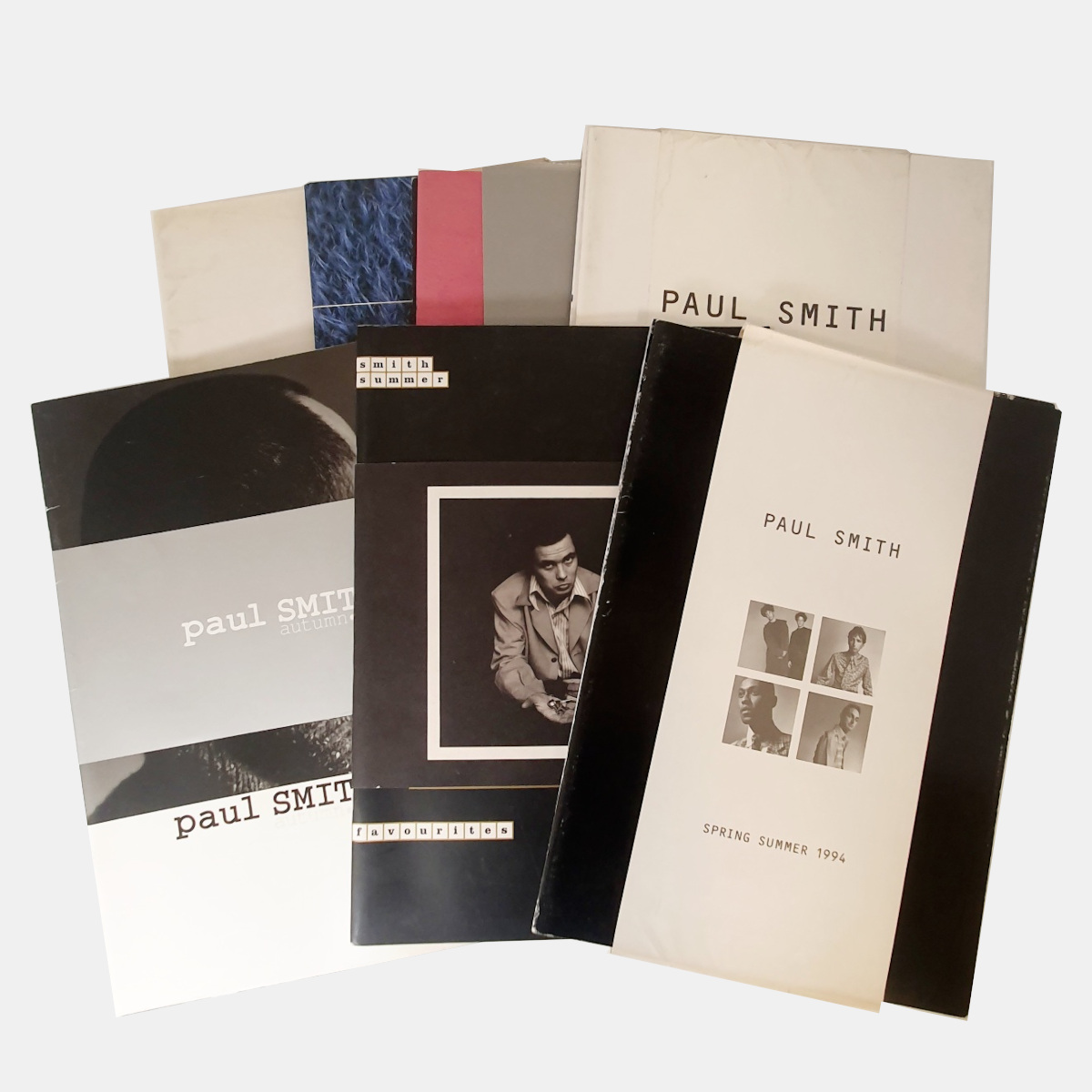 Collection of Paul Smith Lookbooks and Posters from the 1990s